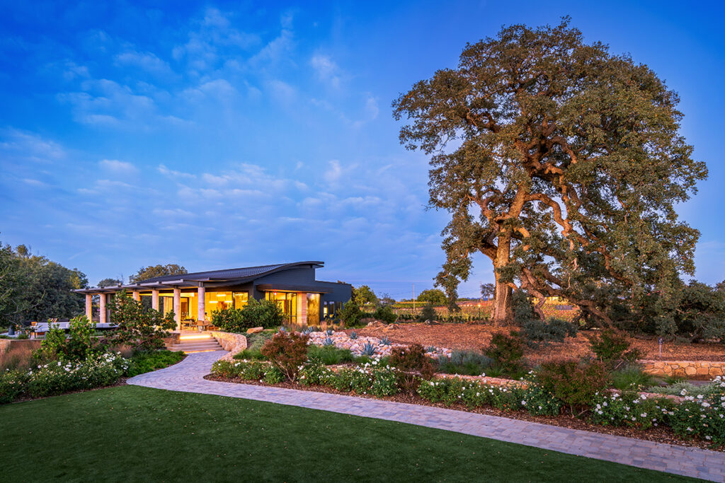 Casino Mine Ranch Tasting Room at Twilight